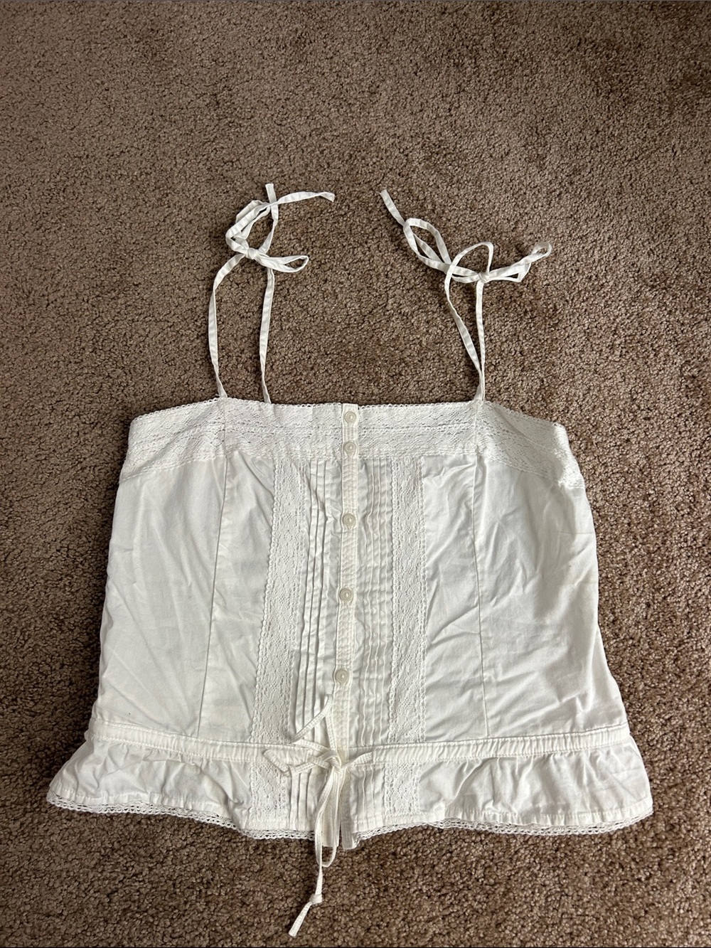 Brandy Melville St George white tank NWOT